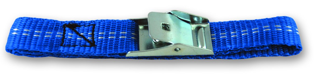Chapuis gab03 Polypropylene Guitar Strap with Metal Buckle, Blue, 0.50 m/18 mm, Set of 2)