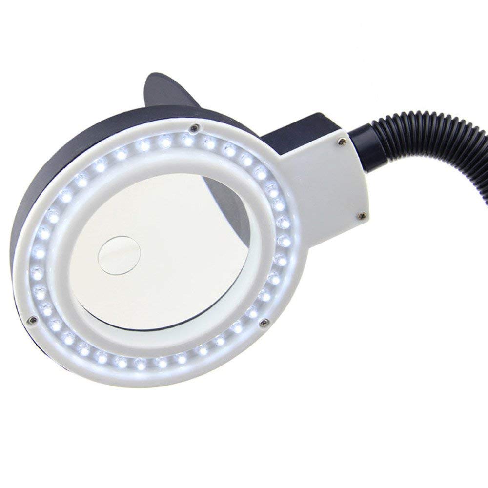 180 Black 106 400mm Magnifying Glass Desktop Main Mirror 15x Auxiliary Mirror 10x Magnifying Glass With