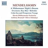 Disco de Felix Mendelssohn: «Mendelssohn: A Midsummer Night's Dream; Overtures» (Anverso)