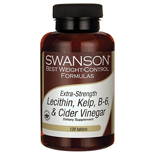 Swanson Extra Strength Lecithin, Kelp, B-6 & Cider Vinegar 120 Tabs Swanson Extra Strength Lecithin, Kelp, B-6 & Cider Vinegar 120 Tabs