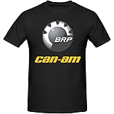 Can and am Casual Short Sleeved Men's Pure Cotton Round Neck T-Shirt Black