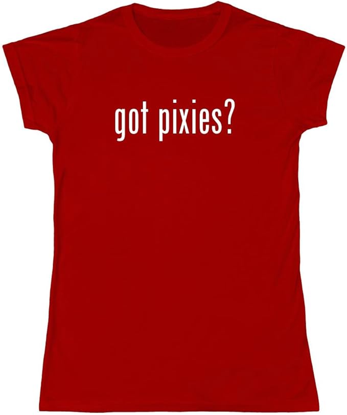 got pixies? Ladies' Juniors Fit Tee, Red, Medium Clothing