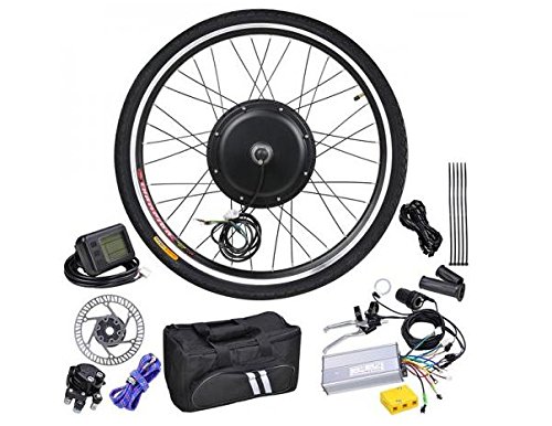 48v 1KW 26in Front Wheel LCD Electric Bicycle Motor Kit