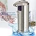 Costech Automatic Soap Dispenser, Auto Sensor Touchless Soap Dispenser with Brushed Stainless-Steel, Fingerprint Resistant Coating, and Waterproof Base Perfect for use in Bathrooms (2 Pack)