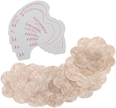10 Pairs Breast Lift Up Bra Invisible Tape Boob Enhancer Bra Lift Tapes & Nipple Cover Pad Pasties Sticker