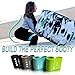 Beach Nook Resistance Loop Bands for Legs and Butt | Elastic Exercise Band Set for Women | Best Resistant Workout Loops for Booty, Glute, Leg & Thigh Exercising with Free Carrying Bag