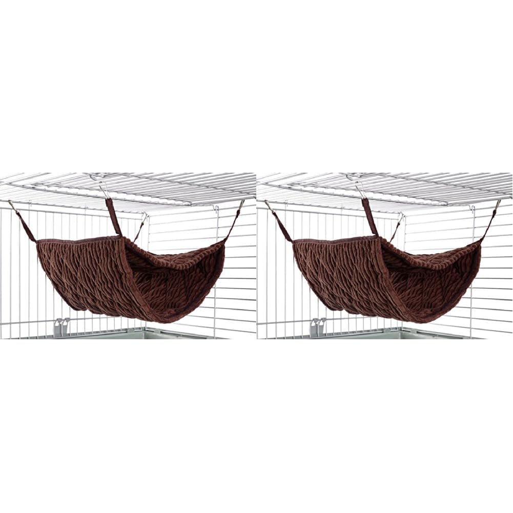 Little Friends Giant Double Bunkbed Hammock, Luxury Chocolate (Pack of 2)
