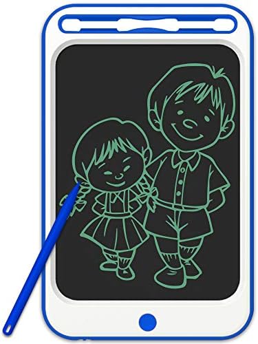 JONZOO LCD Writing Drawing Tablet 10 inch Electronic Doodle Board with Screen Lock Digital Sketch Pad Erasable Reusable eWriter Paperless Tool for Kids Adults at Home/School/Office