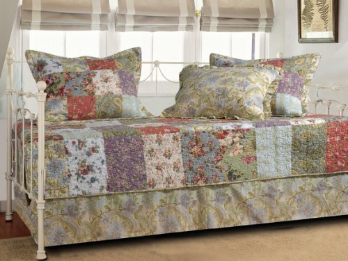 Greenland Home Blooming Prairie 5-Piece Daybed Set