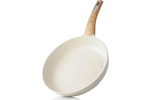 SENSARTE Ceramic Nonstick Frying Pan Skillet 9.5Inch Non Stick Omelette Pans, Non-Toxic Healthy Kitchen Cooking Chef's Pan, F