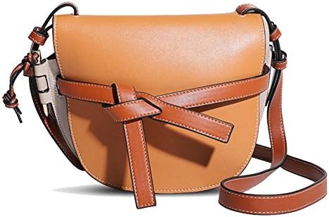 FairyBridal Soft Cowhide Crossbody Bags for Women Vintage Satchel Shoulder Handbags
