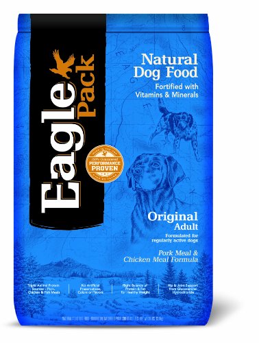 Eagle Pack Natural Pet Food, Original Adult Pork Meal and Chicken Meal Formula for Dogs, 30-Pound Bag