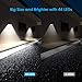 URPOWER Solar Lights, 78 LED Solar Motion Sensor Lights Outdoor Waterproof Solar Powered Security Light Motion Activated Auto On/Off Solar Wall Lights for Patio Deck Yard (Cool White, 4 Pack)