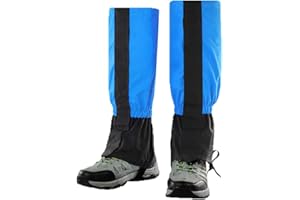 Luwint Waterproof Kids Leg Boot Gaiters Children Hiking Hunting Climbing Protective Gear for 6-12 Yrs Old Girls Boys
