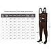 TIDEWE Neoprene Waders, Cleated Bootfoot Men Chest Waders, Waterproof Fishing & Hunting Neoprene Chest Waders