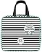 me & my BIG ideas Storage Case - The Happy Planner Scrapbooking Supplies - Black & White Stripe - Holds Your Planner & Accessories - Zippered Bag with Handle & 2 Removable Pouches - 12 x 10.5 x 4 in.