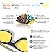 HD Night Vision Glasses RAYSUN Rain Day Safety Polarized Driving Sunglasses