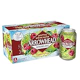 Arrowhead Sparkling Water, Raspberry Lime, 12 oz. Cans (Pack of 8)