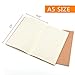 12 Pack Notebook Journals for Travelers Kraft Brown Cover Notepad, A5 Size Paper (8.25