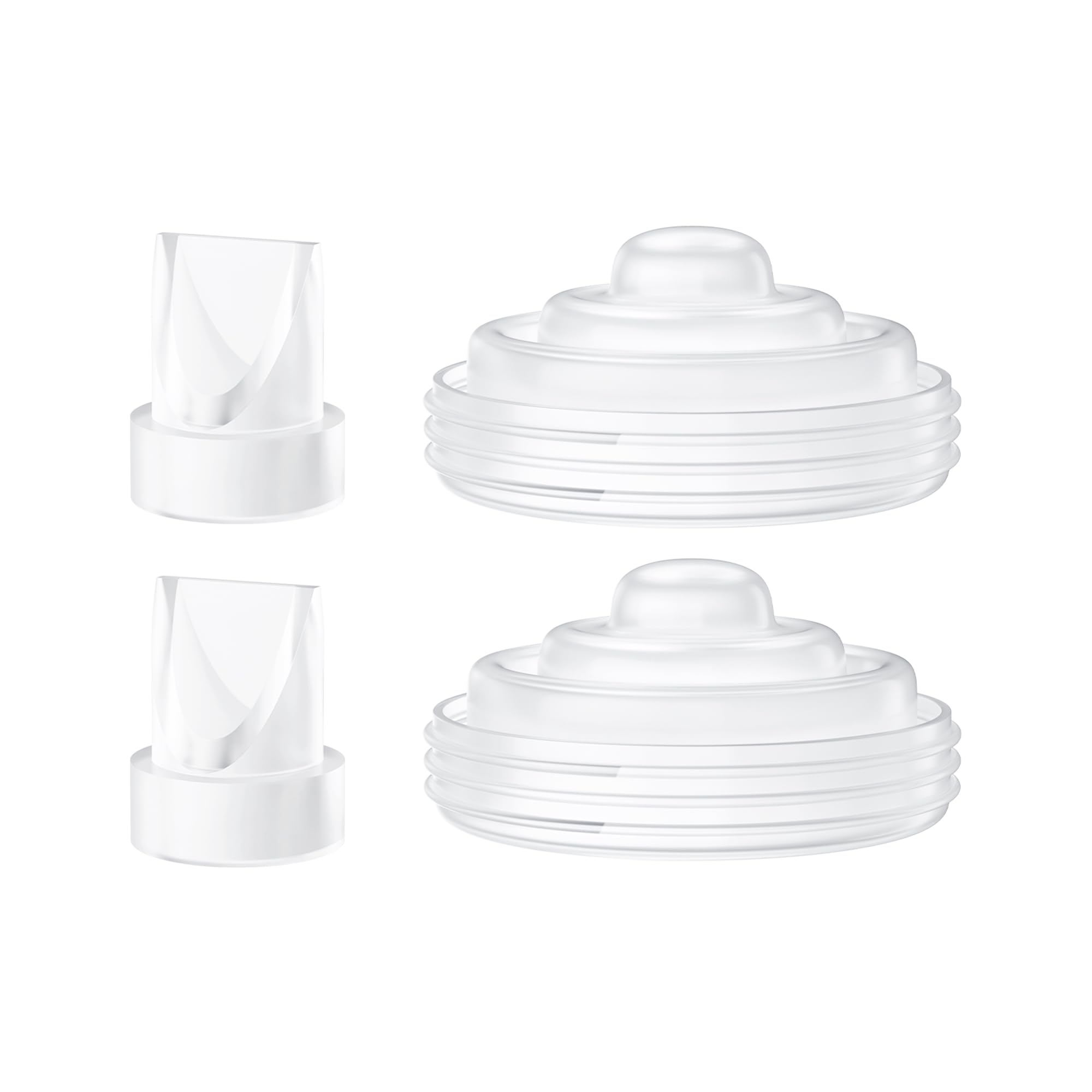 Photo 1 of TOVVILD 2PCS Duckbill Valves 2PCS Silicone Diaphragm Compatible with Momcozy M5 Breast Pump, Breast Pump Replacement Parts Accessories for M5,4PCS