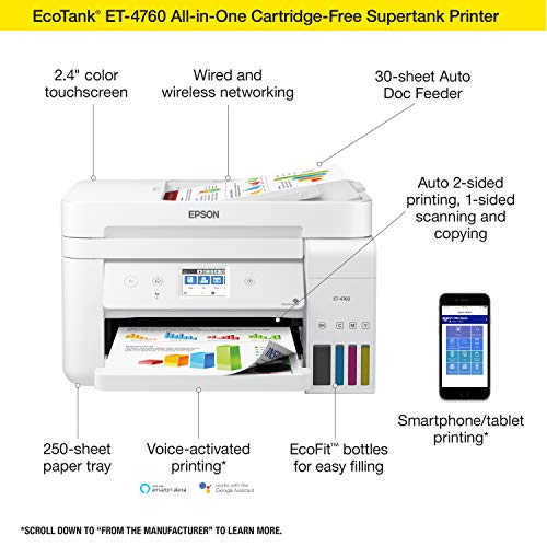Epson EcoTank ET-4760 Printer - Image 3