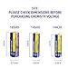 Westinghouse Battery IFR 18500 3.2v 1000 mAh Lithium Iron Phosphate LiFePO4 Solar Rechargeable Batteries Outdoor Garden Light (8 pack)