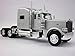 Peterbilt 389 Truck Diecast Metal 1/32 Scale Truck Model - SILVER