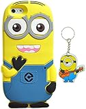 Iphone 6s Case, Iphone 6 Case, Cute 3D Cartoon Lovely Despicable Me Minion Soft Gel Rubber Silicone Protection Skin Case Cover for Iphone 6 / 6s 4.7