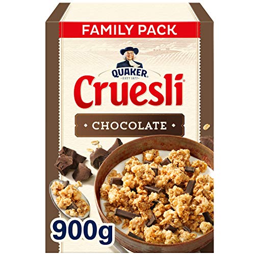 Quaker Cruesli Chocolade, Doos 4 stuks x 900 g - Afbeelding 3