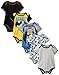 Warner Bros. Baby Baby-Boys Newborn Boy Batman 5 Pack Creeper Grey 0-3 Months
