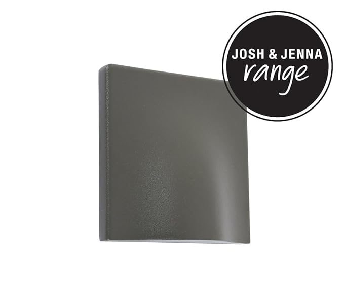 Beacon Lighting Lucci LEDlux LEDlux Macedon Exterior Wall Light in Charcoal