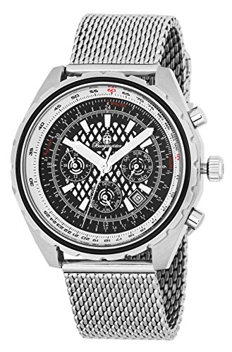 Burgmeister Men's Automatic Stainless Steel Casual Watch, Color:Silver-Toned (Model: BM353-121)