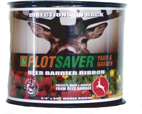 Messina Wildlife RBB-840 3/4-Inch by 840-Foot Deer Repellent Black Ribbon