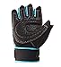 Coromose® 1 Pair Durable Blue Weight Lifting Training Workout Sports Gloves M