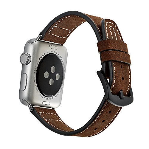 Kartice For Apple Watch Band Luxury Genuine Crazy Horse  display picture 1