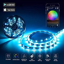 LED Strip Alexa 16.4 ft LED Strip Google Home, LED