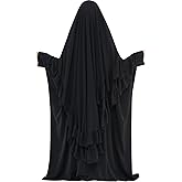 khalat Women's Hijab Chiffon Hijab for Women Muslim 2 Layers Ruffle Lightweight Large Hijab