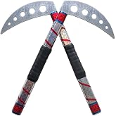 Playwell Elite Ultra Light Competition Lotus Wood Grip Kamas - Silver/Red