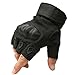 Reebow Gear Military Fingerless Hard Knuckle Tactical Gloves Half Finger for Army Gear Sport Driving Shooting Paintball Riding Motorcycle