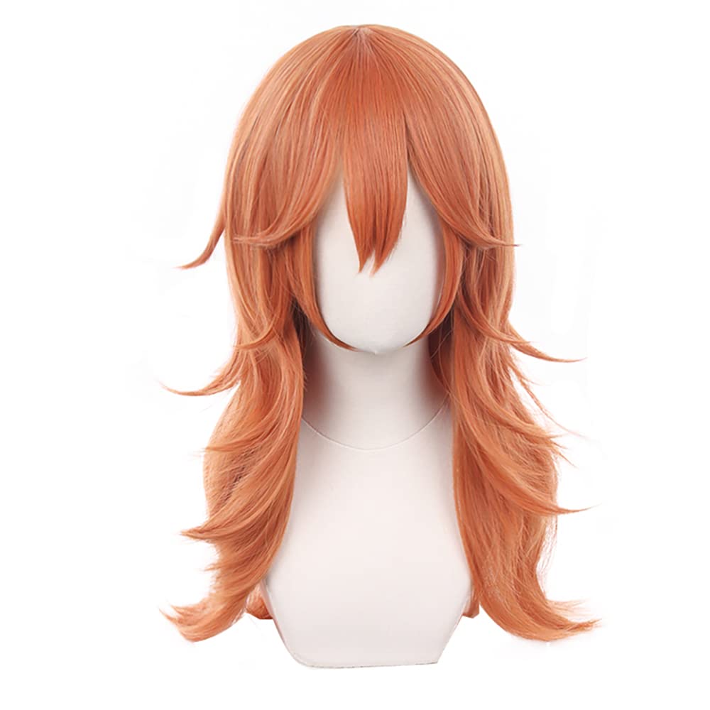 Anime Cosplay Wig for Chainsaw Man Angel Devil Cosplay Wig Long Curly Hair with Bangs for Women Girls + Free Wig Cap โ image 1