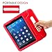 NEWSTYLE Kids Case for iPad 9.7 inch 2017/2018 Shockproof Stand Cover with Built-in Handle for Children for Apple New iPad 9.7-inch 2017 2018 (Red)