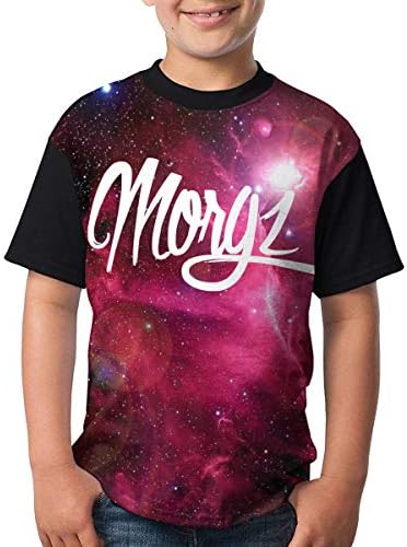 Woiiser Kids Tshirts, Morgz Challenge Boys and Girls Print T-Shirts, Youth Fashion Tops