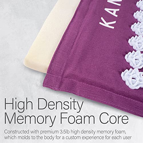 FSA HSA Eligible Kanjo Premium Acupressure Mat and Pillow Set for Back