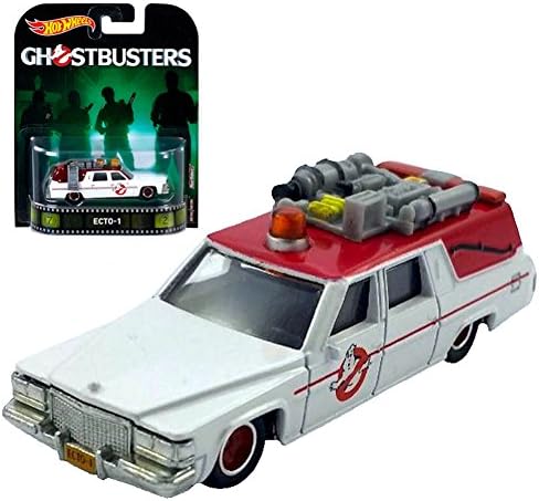 Ghostbusters Ecto-1 Hot Wheels Retro Die Cast Car 2017 Release "IN STOCK"
