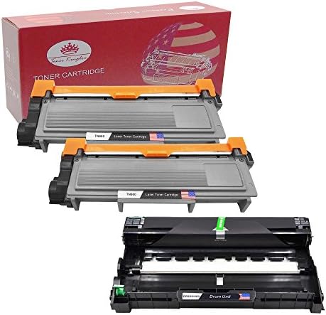 Toner Kingdom New Compatible with Brother TN660 ( TN630 ) + DR630 Black Toner Cartridge and Drum - 2 Pack Toner & 1 Pack Drum