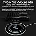 USB Charging Station Dock Quick Charge 3.0 Type-C for Multiple Devices iPad Desktop Charging Stand Organizer Multi Smart Hub Fast Wireless Charger for Android and iOS Phones Black