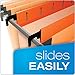 Pendaflex SureHook Reinforced Hanging Folders, Legal Size, Orange, 1/5 Cut, 20 Per Box (6153 1/5 ORA)