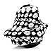 Baby Car Seat Covers-AMAZLINEN Multifunctional Infant Carseat Canopy For Boys Girls,Insect Free Stretchy Breathable Adjustable Peep Window Universal Fit Gray Arrowshower