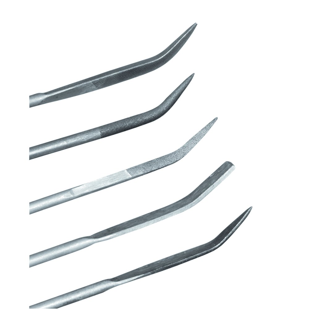 RAYHER 5 types File set, Grey, 18 cm