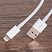 Lightning USB Cable - Badalink Apple MFi Certified Cable, Data and Sync Charging Cord for iPhone 7/ 7 Plus/6/6s/6 Plus/6s Plus, iPhone 5/5s/5c,iPad, iPod(3 Feet White)